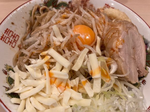 「冷やしまぜそば(300g)＋アンチョビマヨ＋ニンニク」@鷹の目 蒲田店の写真