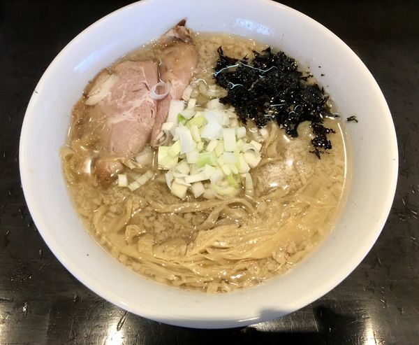 「<限定>燕三条式背脂煮干しそば(880¥)」@らーめん ちゃん亭の写真