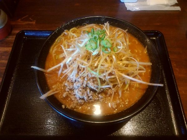 「辛ネギ味噌ラーメン892円」@百年味噌ラーメン マルキン本舗 みかも店の写真