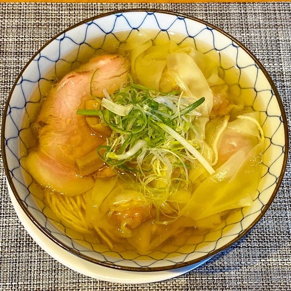 「塩煮干わんたん中華そば ¥970」@柴崎亭の写真