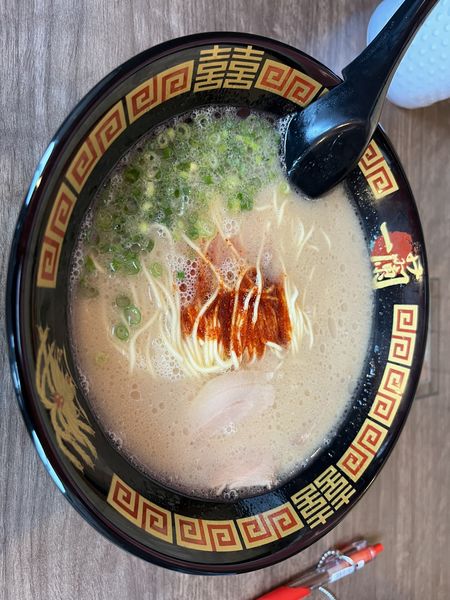 「ラーメン930円」@一蘭 福岡空港店の写真