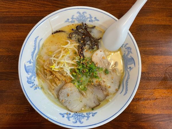 「王様ラーメン」@熊本ラーメン こむらさき 上通中央店の写真