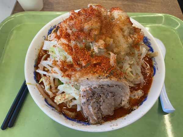 「辛ラーメン（2辛）」@ジャンクガレッジ カインズ羽生店の写真