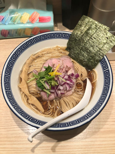 「あご煮干しそば(930円)」@中華そば 竹むらの写真