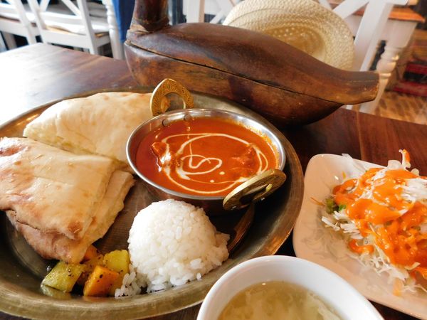 「チーズナンセット・カレー１種￥８８０」@asiandining&bar  khushiの写真