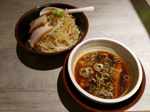 「チャーシュー温野菜つけ麺」@麺処 湊生の写真