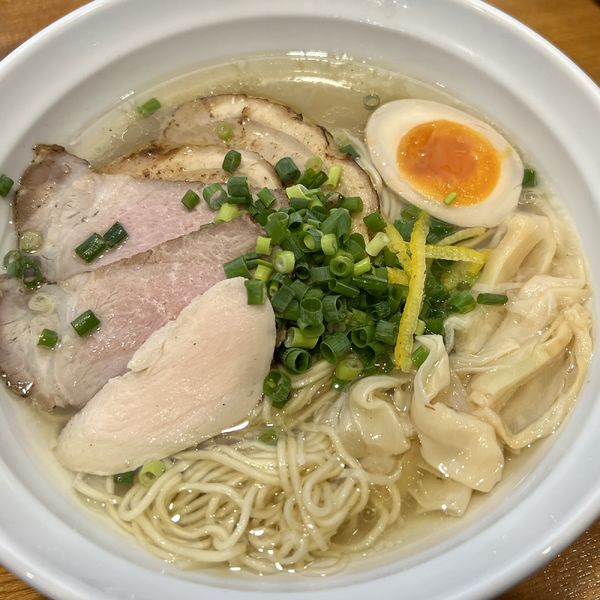 「塩らーめん＋チャーシュー」@麺Builder′sあり蔵の写真