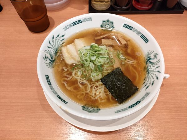 「中華そば　普通盛」@日高屋 さいたま新都心店の写真