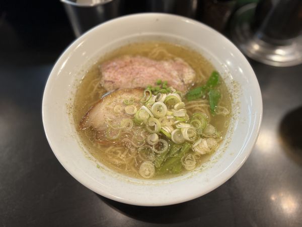 「限定3　ぶどう山椒のしおらーめん900円」@麺家 うえだの写真