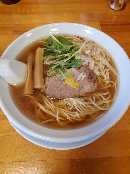 「魚介中華そば」@らぁ麺食堂 井澤の写真