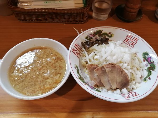 「つけらーめん　　840円」@らーめん ぽっぽっ屋 水道橋店の写真