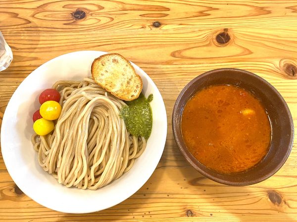 「夏季限定　トマトつけ麺」@らーめん いつ樹 本店の写真