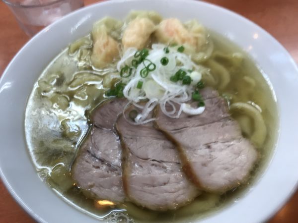 「海老ワンタンメン　大盛」@日陰の写真