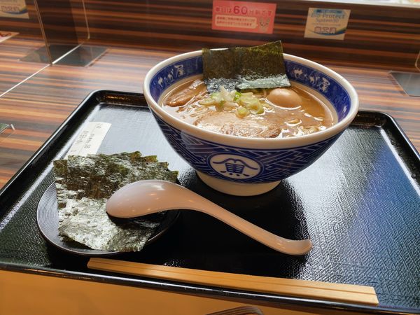 「のり玉らーめん 940円」@せたが屋 東京ドームシティ店の写真