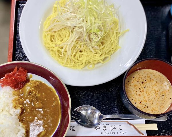 「ゴマダレつけ麺（日替わり麺定食）」@日本料理代官山やまびこの写真