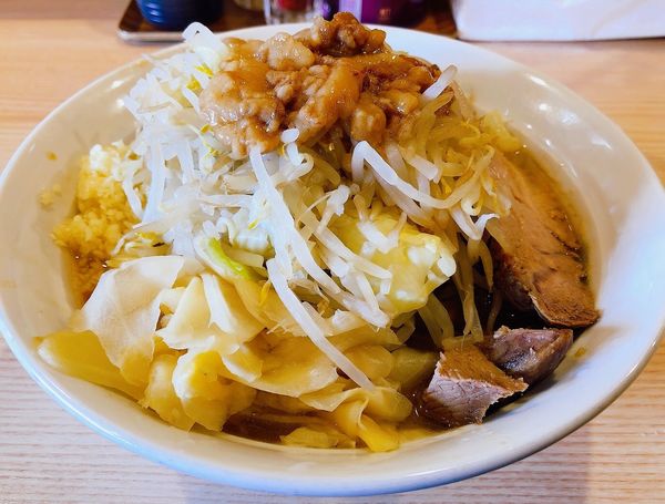 「小ラーメン(750円)、限定TP:甘酢生姜(100円)」@Smart Pigの写真