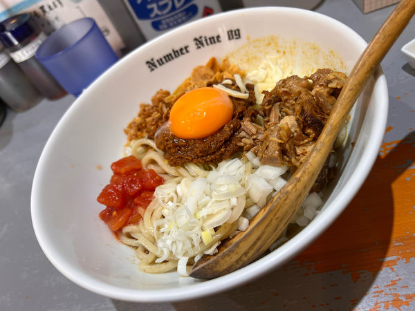 「【Twitter限定】カレーまぜそば」@麺Dining Number Nine 09の写真