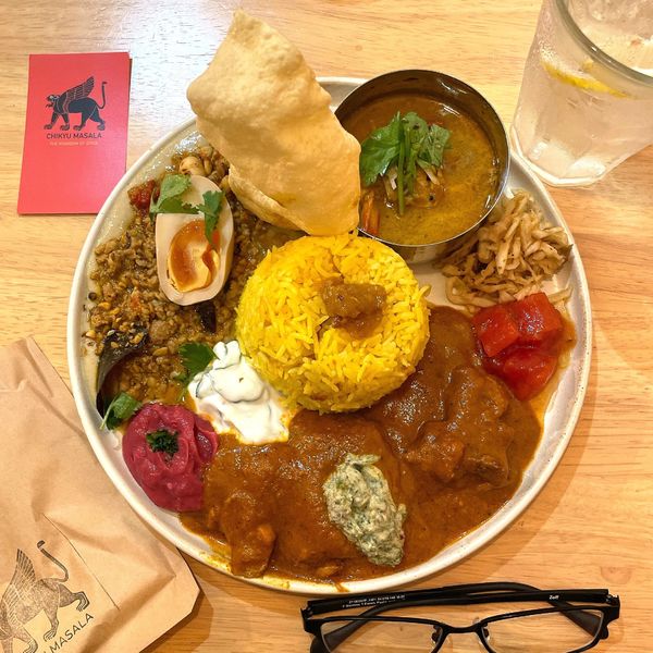 「3種盛りコンボカレー」@チキュウ マサラの写真