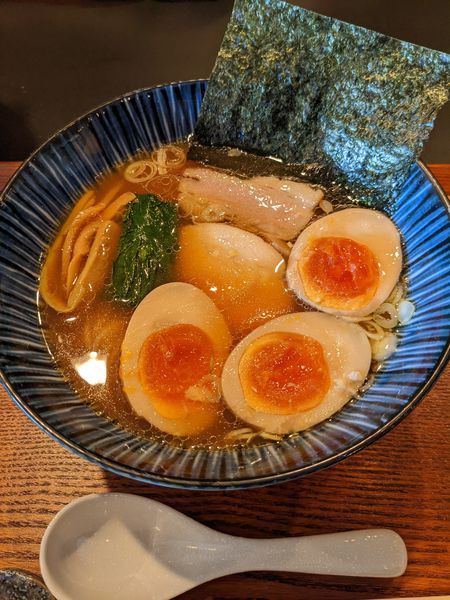 「醤油ラーメン＋味玉」@Omirukの写真