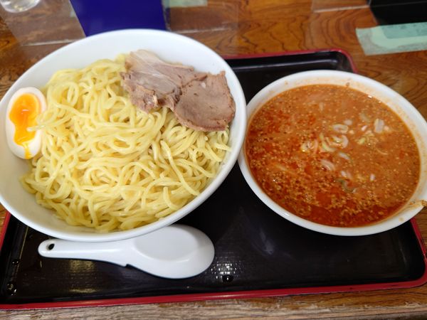 「辛みそつけ麺 替え玉」@北海とんこつらーめん 純輝 白井店の写真