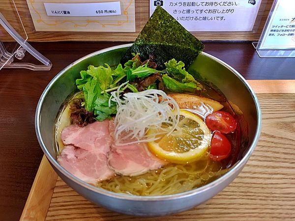 「煮干しの冷製中華そば」@RAMEN ブリキの木こりの写真