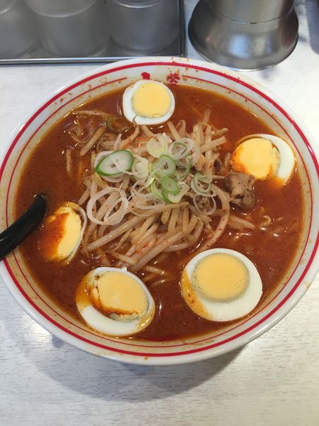 「味噌卵麺(880円)」@蒙古タンメン中本 品川店の写真