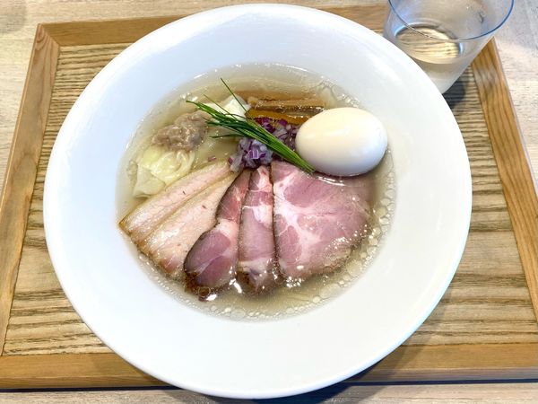 「特製中華蕎麦　塩」@宍道湖しじみ中華蕎麦 琥珀 東京本店の写真