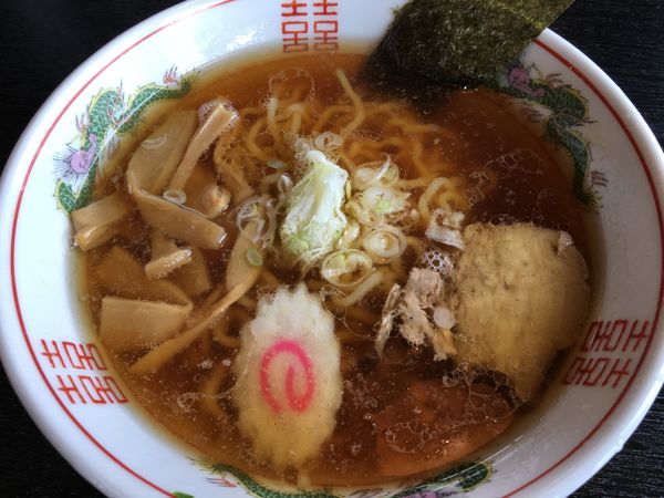 「正油ラーメン+半チャーハン」@ひつじ食堂の写真