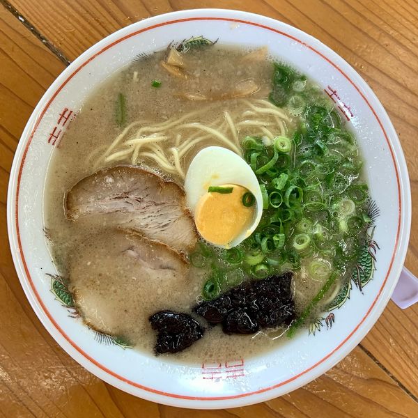 「豚骨ラーメン（600円）」@大久ラーメン 鳥栖店の写真