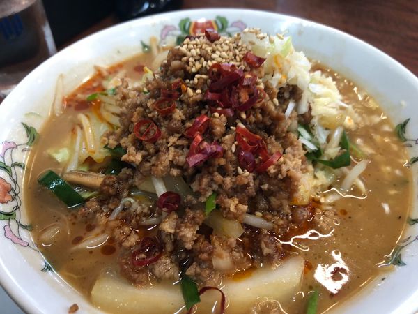 「辣菜麺」@餃子の王将 安東店の写真