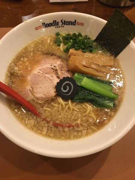 「背脂煮干ラーメン　醤油(850円)」@Noodle Stand Tokyoの写真
