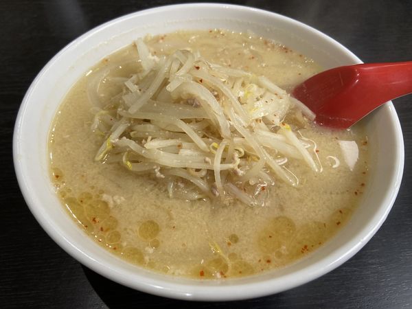 「ミニみそラーメン」@食堂 ニューミサの写真