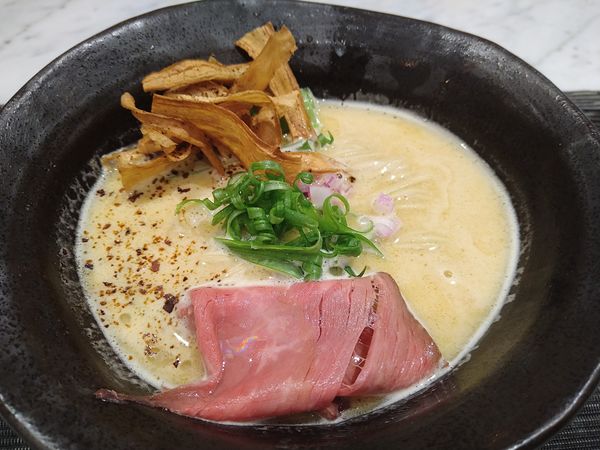 「白トリュフ鶏白湯らぁめん」@MENSHO SAN FRANCISCOの写真