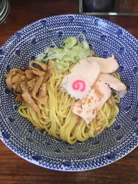 「海老しお油そば(750円)」@つけ麺 大臣の写真