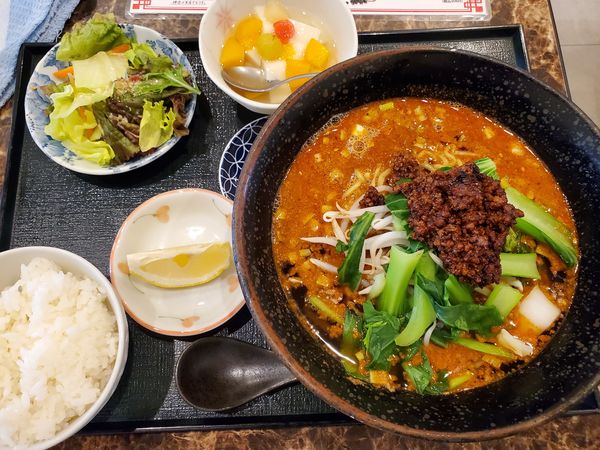 「四川担々麺セット」@中華四川料理 飛翔の写真