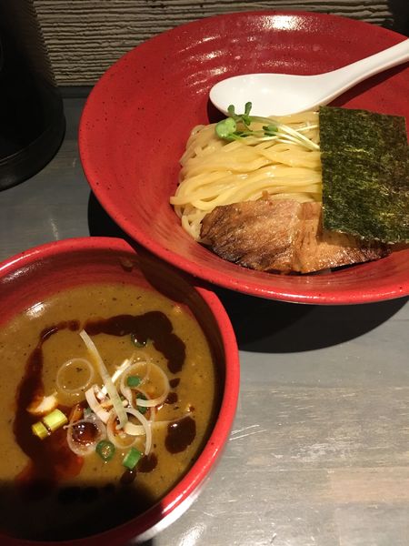 「カレー　つけ麺(800円)」@つけ麺専門 百の輔の写真