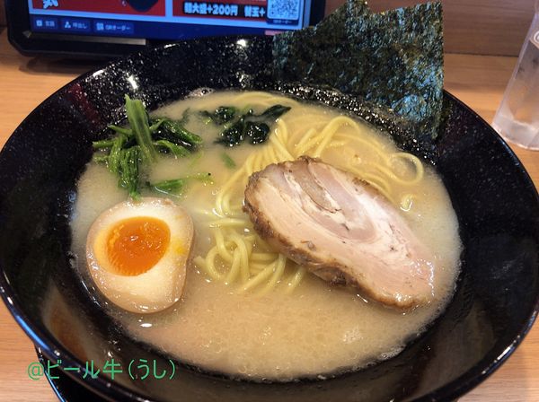 「百歩屋ラーメン塩(720円)全部普通」@濃厚とんこつラーメン 百歩屋酒場の写真