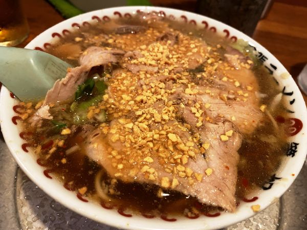 「辛味ニンニクラーメン」@尾張ラーメン 第一旭 錦店の写真