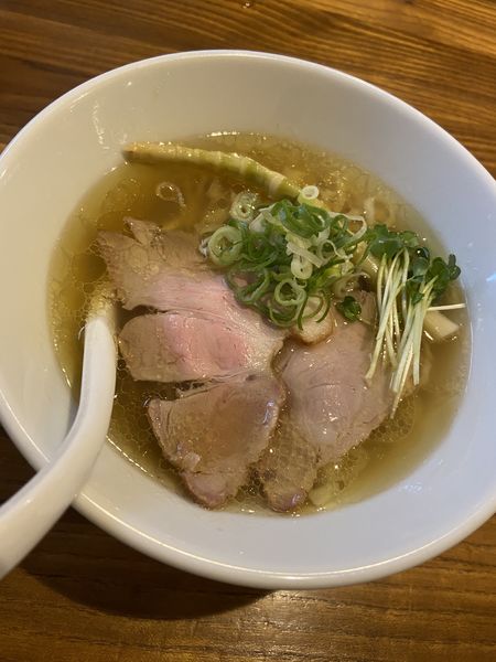 「白醤油ラーメン　てもみ」@地鶏らーめん とりじの写真