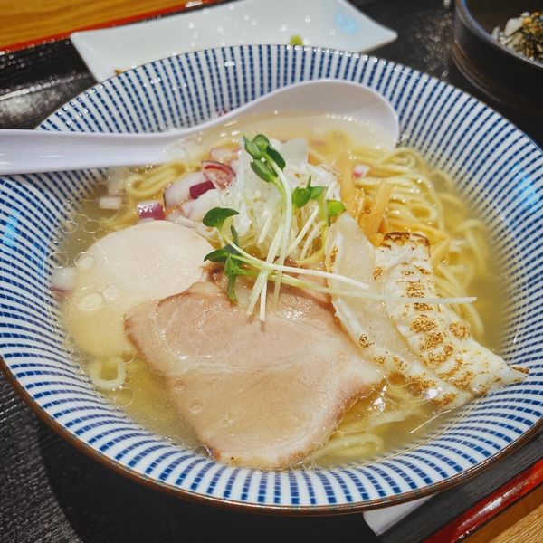 「ふぐと貝らぁ麺」@麺屋 ふじ荘の写真