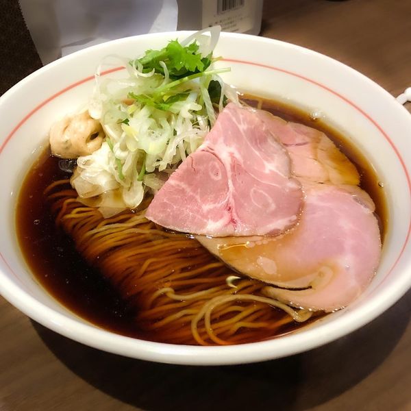 「ラーメン　ワンタントッピング」@八咫烏の写真