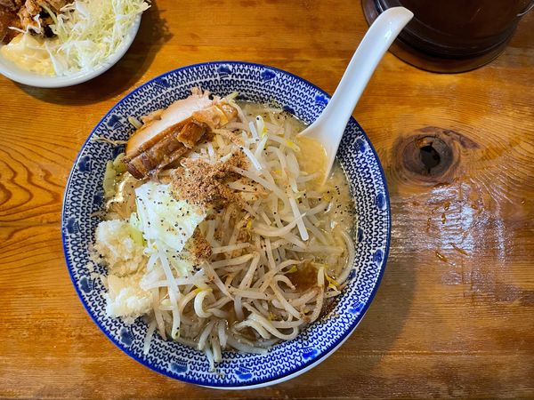 「塩バター二郎　野菜ニンニクマシ」@アヒル家の写真