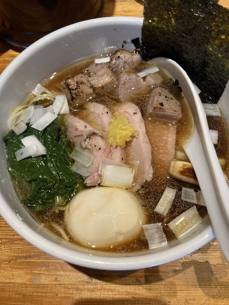 「特製鴨中華そば、醤油」@満鶏軒の写真