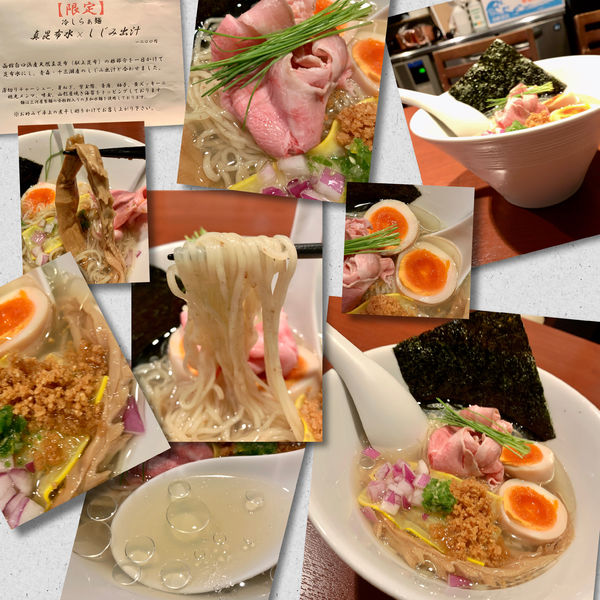 「【限定】冷しらぁ麺　真昆布水×しじみ出汁1200円」@酒肴場 屯の写真