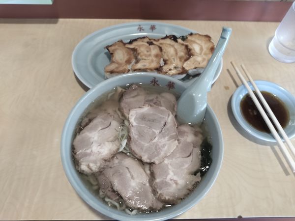 「チャーシュー麺」@青竹打ち佐野ラーメン 永華 佐野アグリタウン店の写真