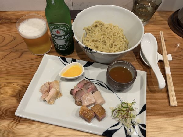 「あぶらそば＋得肉三昧」@らーめん かねかつの写真