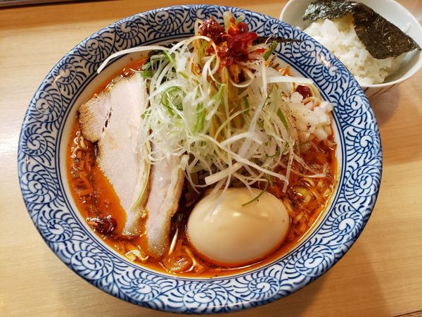 「酸辛坦麺　煮玉子　ごはん」@中華そば 多賀野の写真