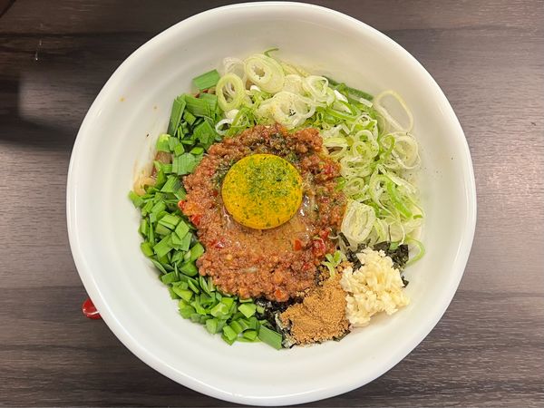 「みそ台湾混ぜそば」@からみそラーメン ふくろう 横浜曙町店の写真