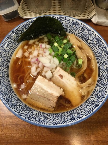 「煮干し中華そば 醤油(750円)」@煮干しそば 梵の写真