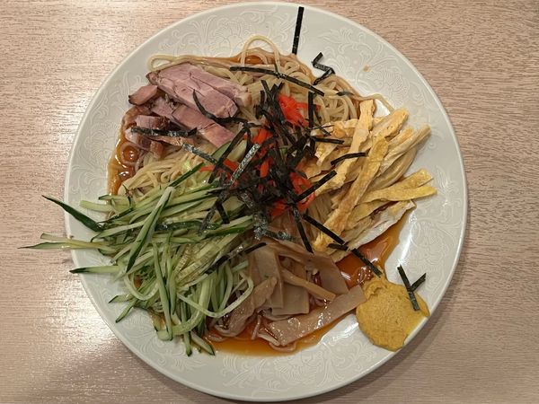 「冷やし中華」@栄屋ミルクホールの写真